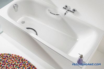 Віды ваннаў - якія лепш, больш практычным іх параўнанне