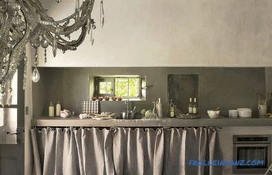 Дызайн інтэр'еру кухні ў стылі Праванс: сакрэты і фота ідэі